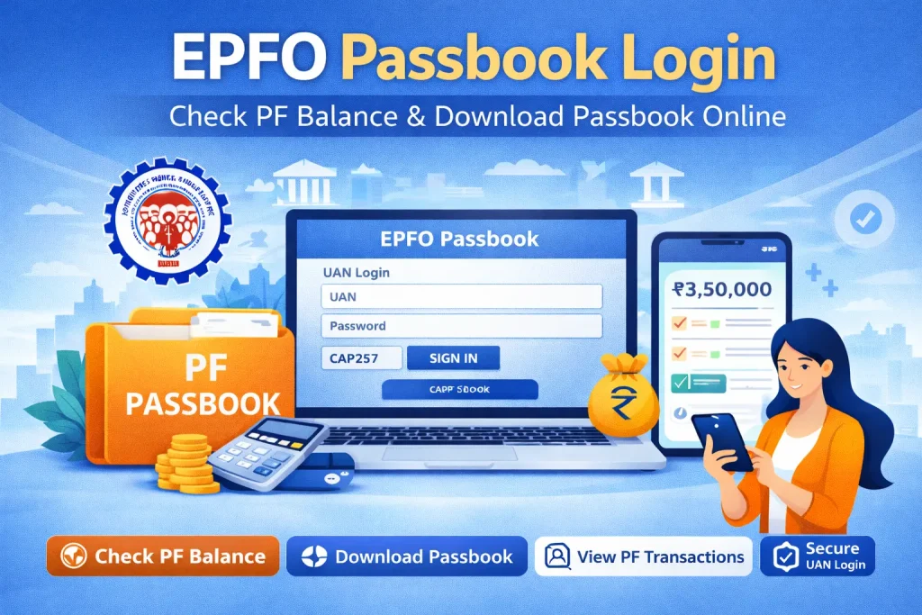 EPFO passbook login and balance check
