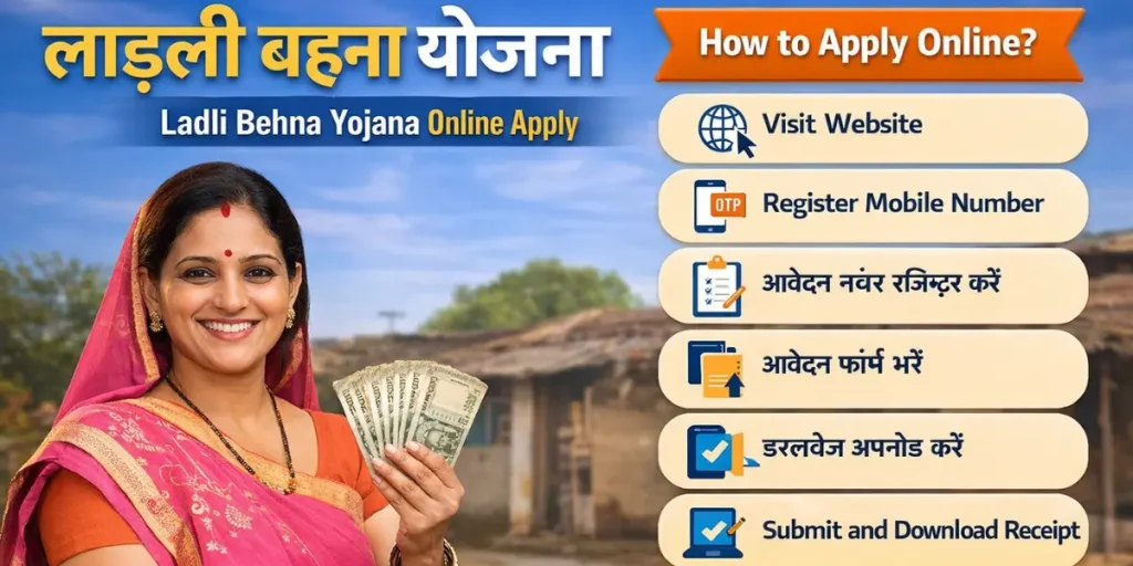 Ladli Behna Yojana online process